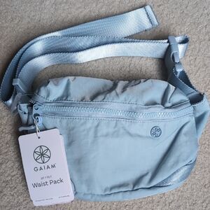 GAIAM Blue Crossbody/Hip/Waist Pack